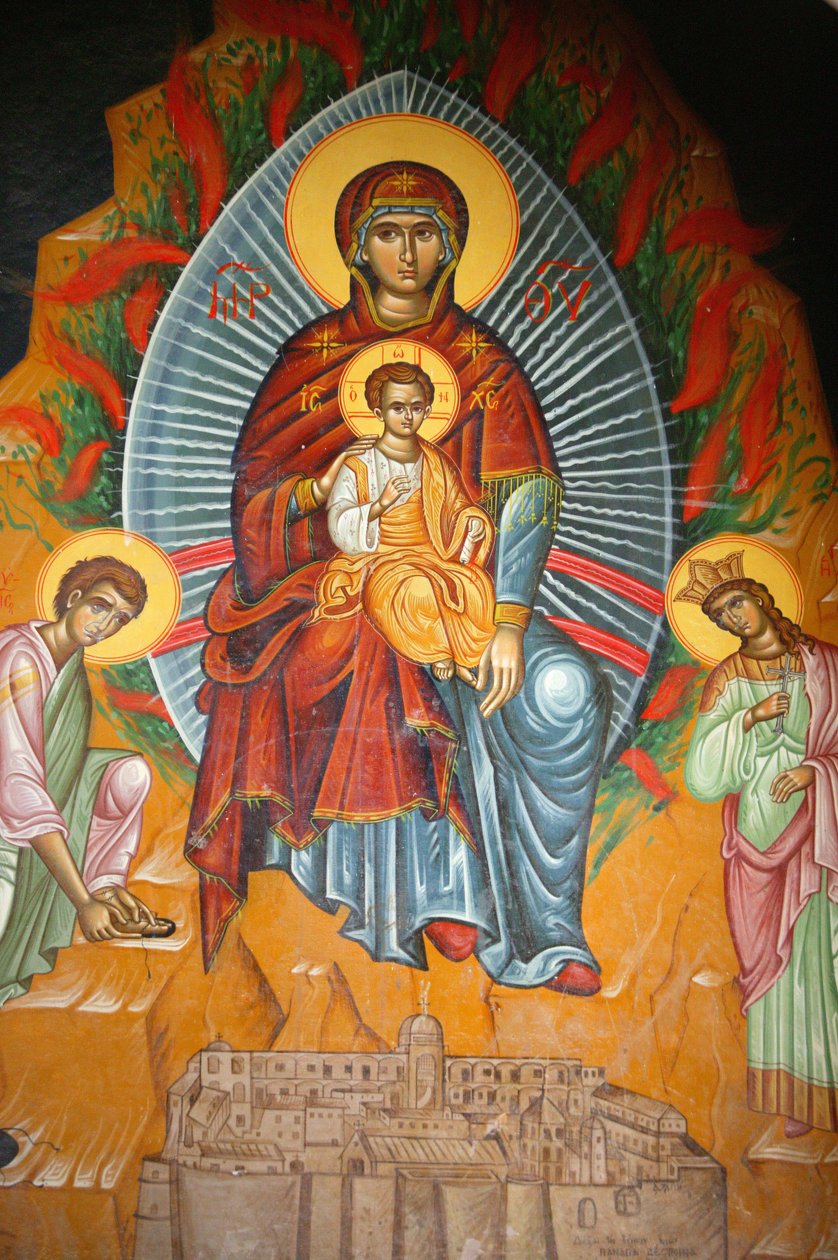 Santa Katariinan ortodoksisen luostarin ikoni Sainte Catherine Egypt tekijältä Unbekannt