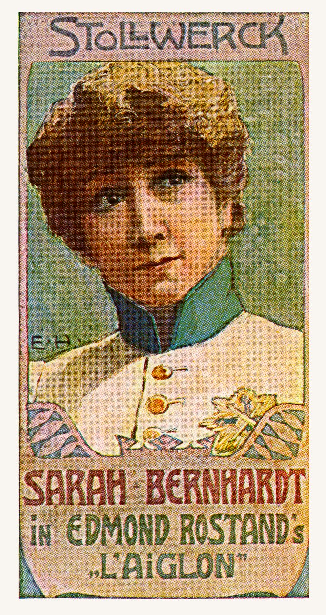 Sarah Bernhardt Edmond Rostandin teoksessa 