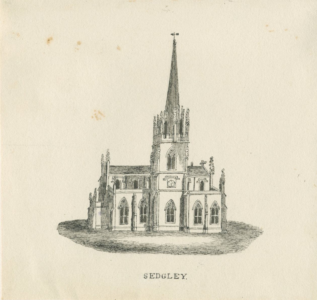 Sedgleyn kirkko tekijältä Unbekannt