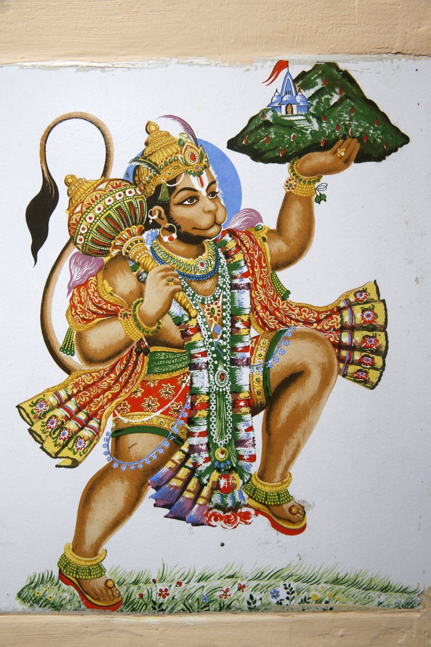 Temple hindú Shree, Leicester. Hanuman. Regne Unit finlandès tekijältä Unbekannt
