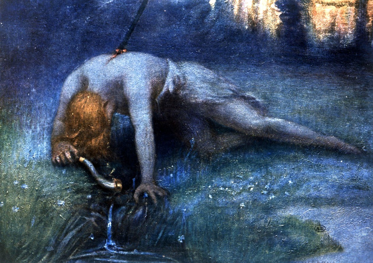 Siegfriedin kuolema (Wagnerin ooppera), 1900-luvun alku (kuvitus) tekijältä Unbekannter Künstler