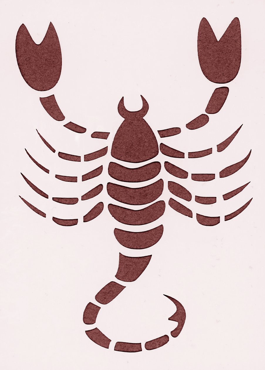 Signo do Zodíaco: o escorpião (Signo astrológico: escorpião) Coleção particularfinlandês tekijältä Unbekannter Künstler