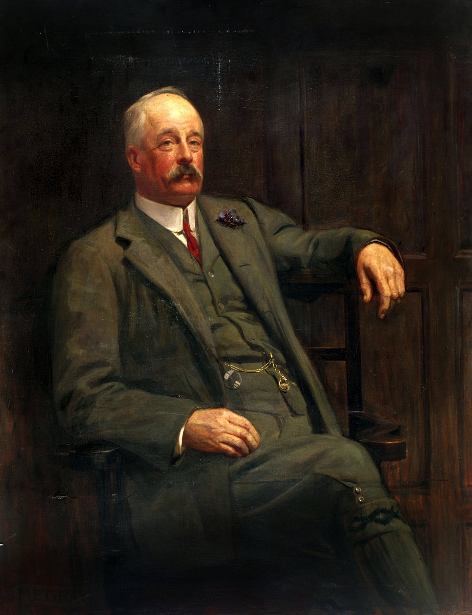 Sir Frederick Harrison, LNWR:n pääjohtaja, 1900-luvun alku tekijältä Unbekannter Künstler