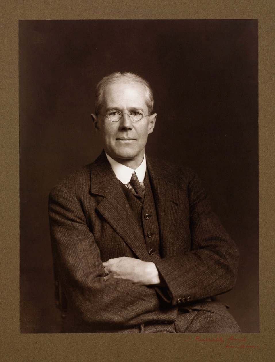 Sir Henry Cort Harold Carpenter, metallurgian professori, 1920-luvun lopulla tekijältä Unbekannt