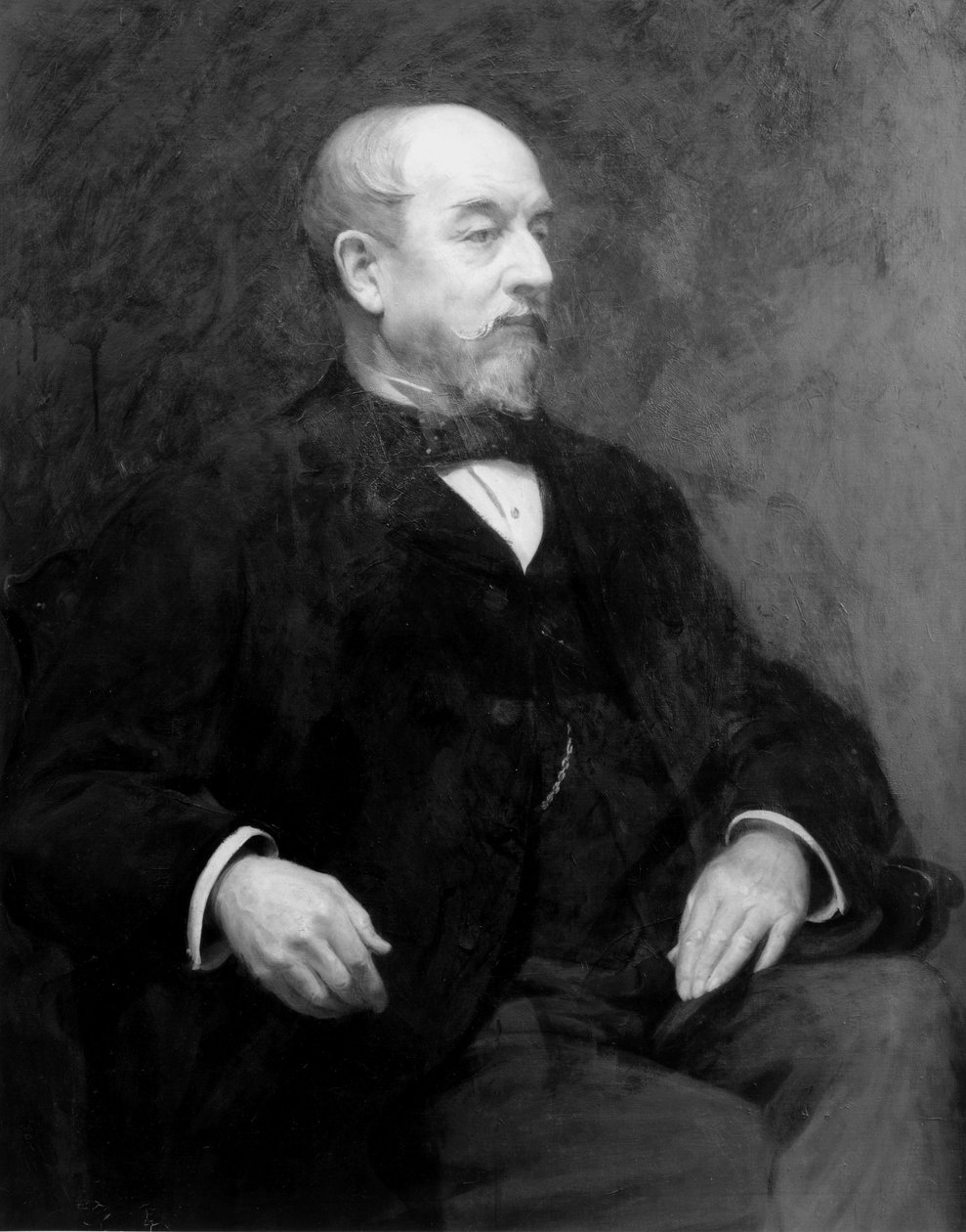 Sir John Pender, englantilainen merenalaisen lennätyksen uranuurtaja, noin 1880. tekijältä Unbekannt
