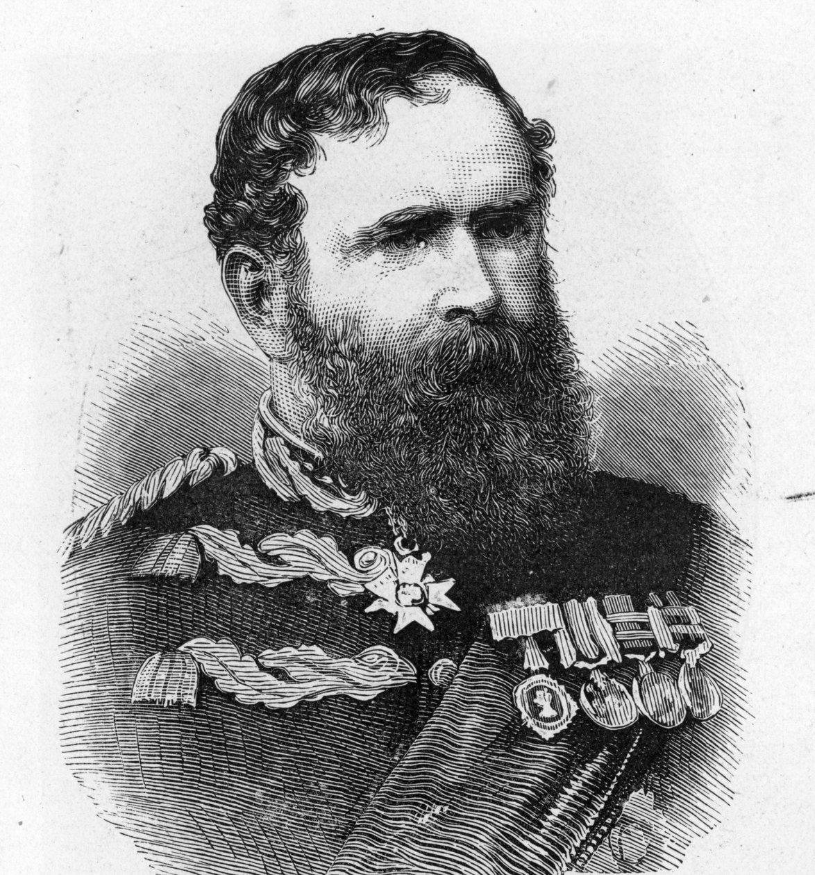 Sir Peter Stark Lumsden (litho) tekijältä Unbekannt
