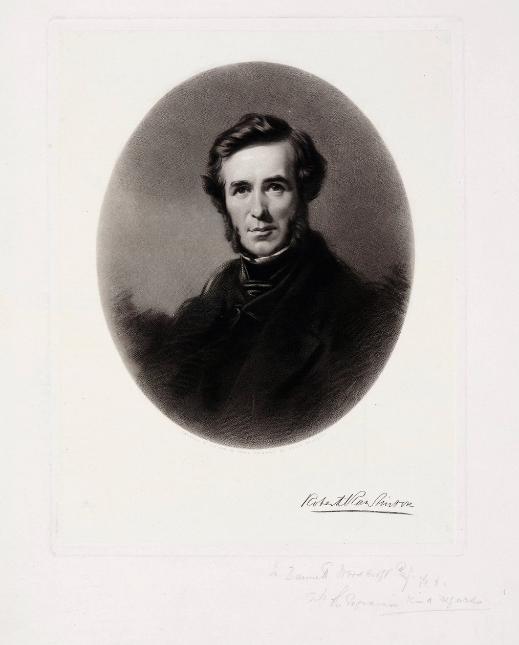 Sir Robert Rawlinson, englantilainen insinööri ja sanitaattori, n. 1860 tekijältä Unbekannt