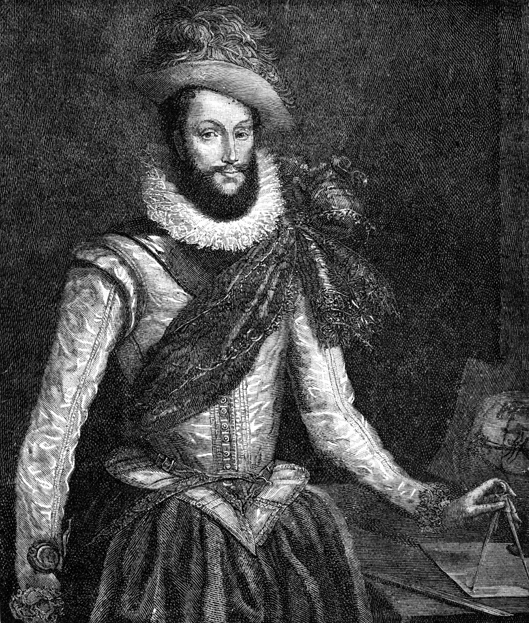 Sir Walter Raleigh tekijältä Unbekannter Künstler