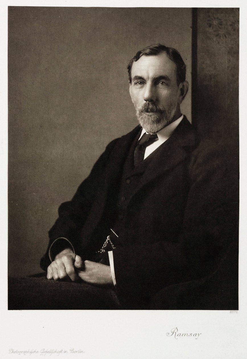 Sir William Ramsay, skotlantilainen kemisti, n. 1910 tekijältä Unbekannt