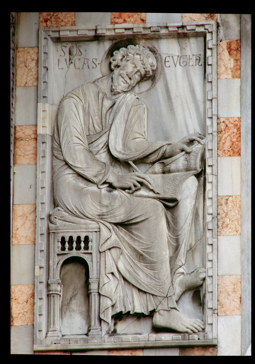 St. Luke, helpotus basilikan pohjoispuolelta tekijältä Unbekannt