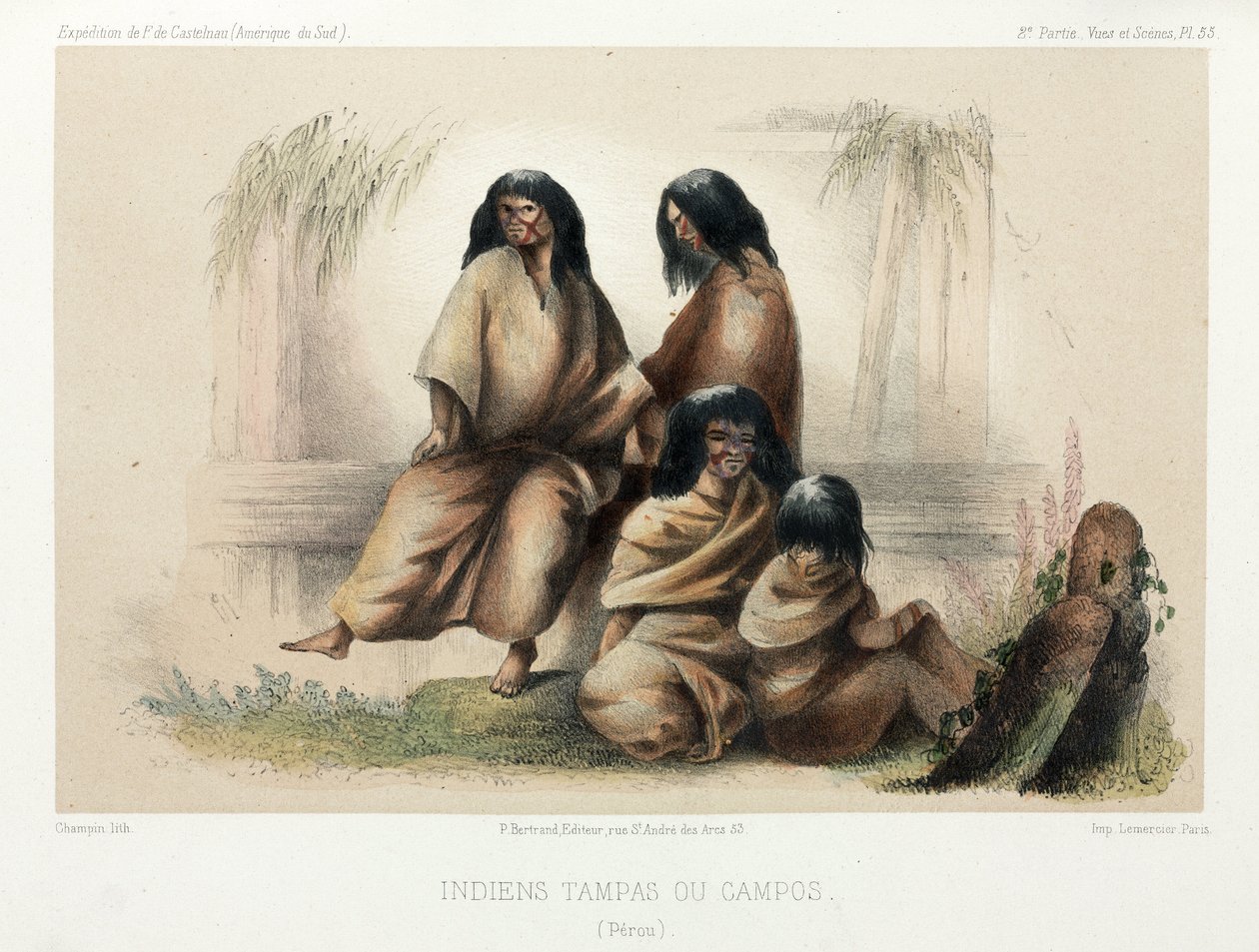 Tampas tai Campos Indians, Peru tekijältä Unbekannt