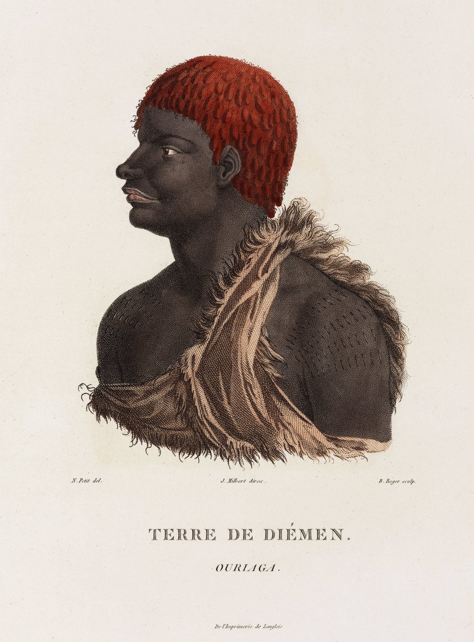 Tasmanian aboriginaali, Australia tekijältä Unbekannter Künstler