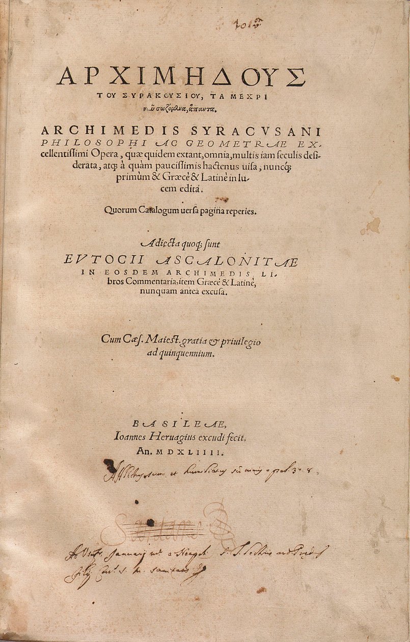 Arkhimedes Palimpsest tekijältä Unbekannt
