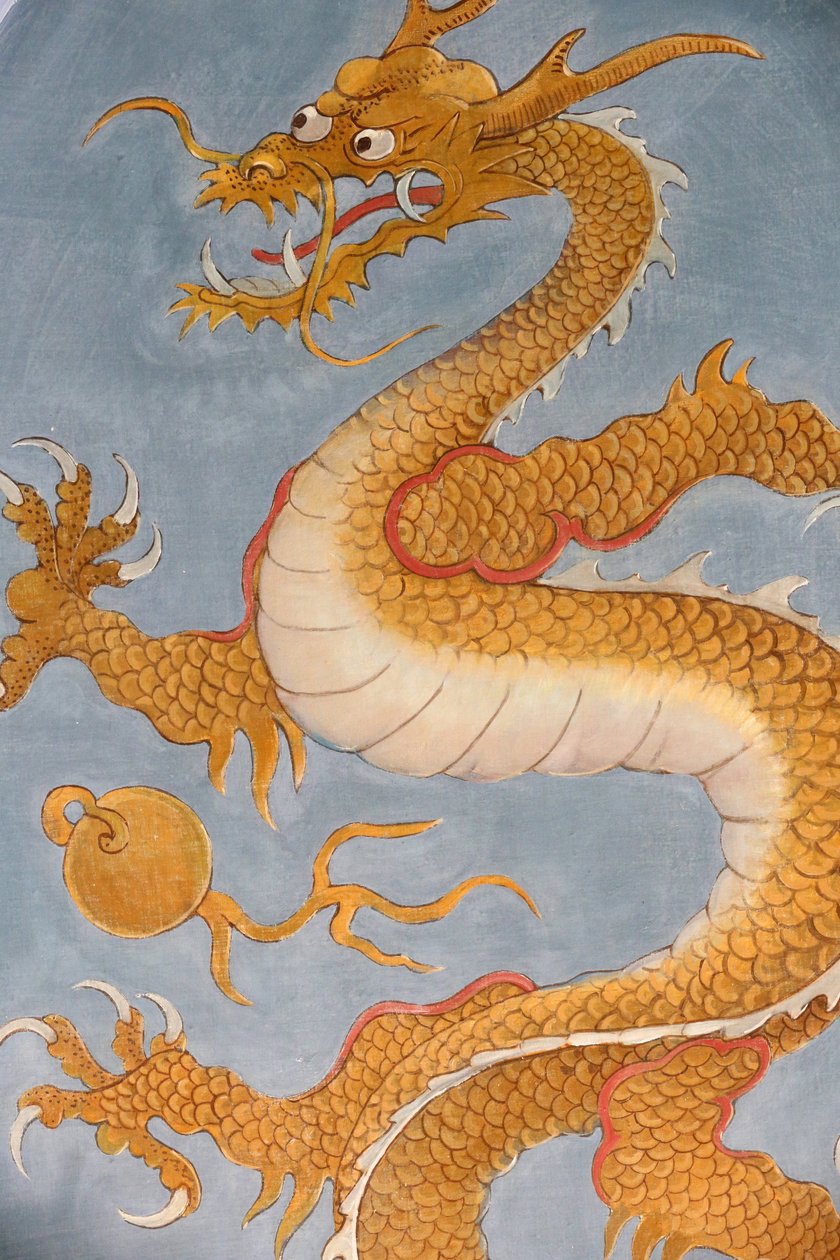 Ariana. Sveitsin keramiikka- ja lasimuseo. Kiinan lohikäärme, Geneve, Sveitsi tekijältä Unbekannt