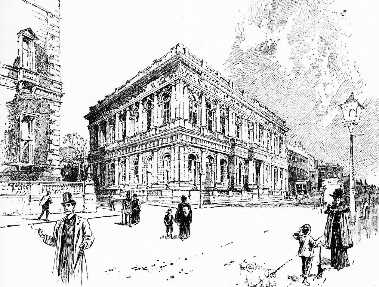 Carlton Club, Pall Mall, Lontoo tekijältä Unbekannter Künstler