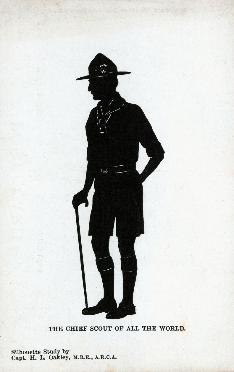 Koko maailman partiopäällikkö”, Baden-Powell, 1930-luku tekijältä Unbekannt