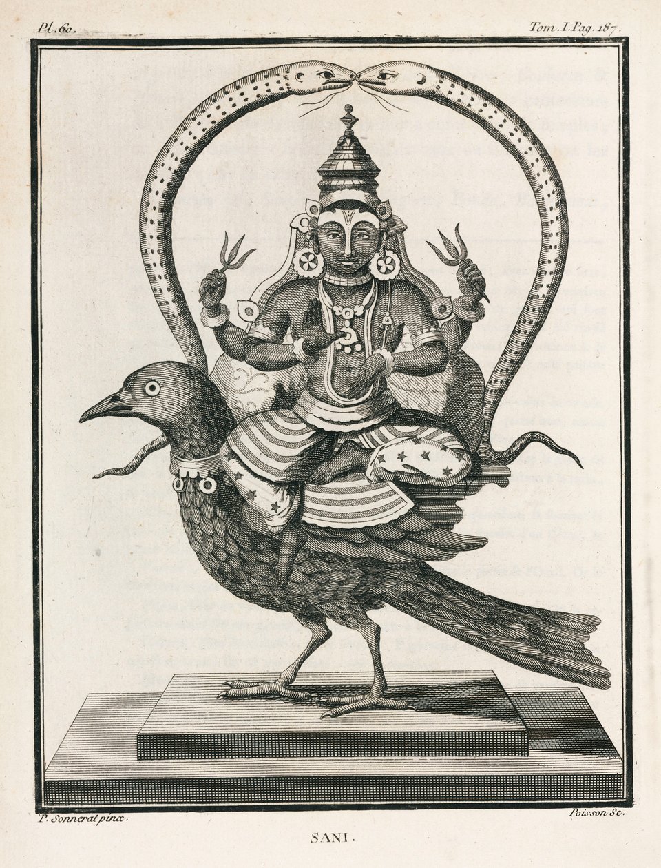 Hindu jumala Sani tekijältä Unbekannt