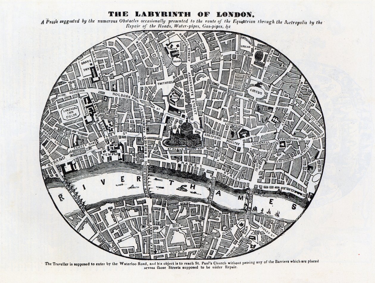 "Lontoon labyrintti" tekijältä Unbekannt