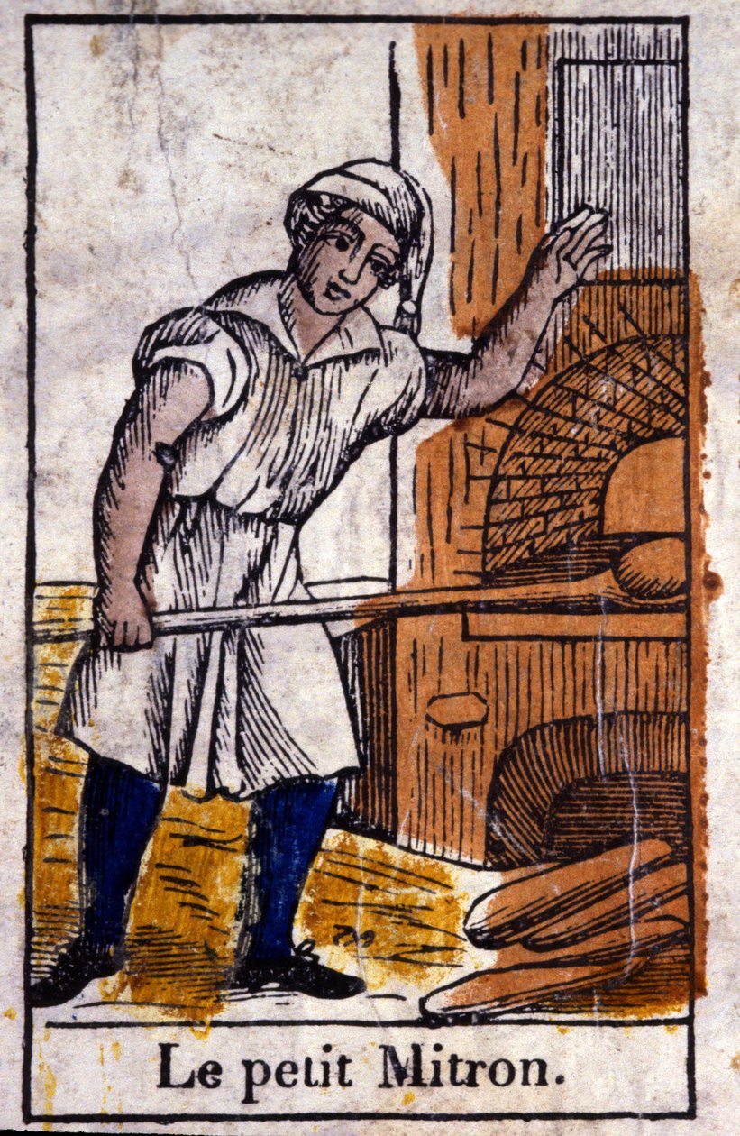 Pieni leipurinpoika, n.1850 (kaiverrus ). tekijältä Unbekannter Künstler