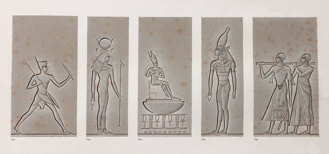Thebes, Karnak, lähikuva tekijältä Unbekannt