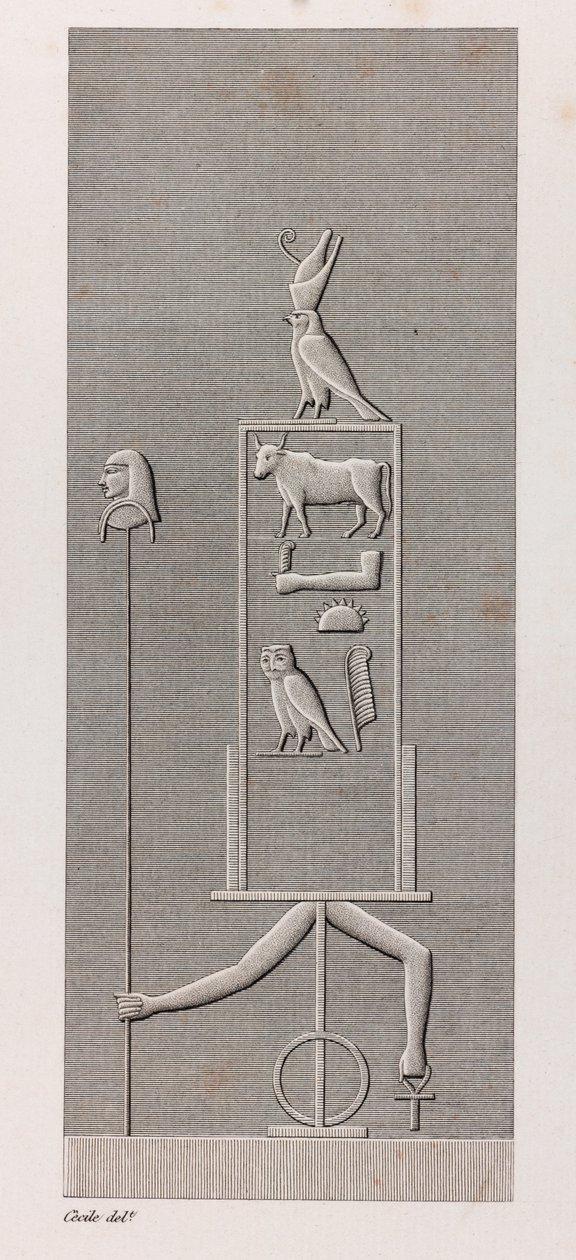 Thebes: Karnak, lähikuva tekijältä Unbekannt