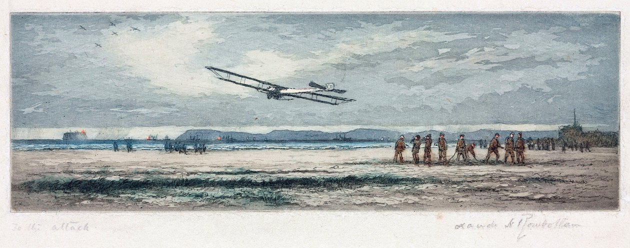 "To the Attack", c 1914-1918 tekijältä Unbekannt