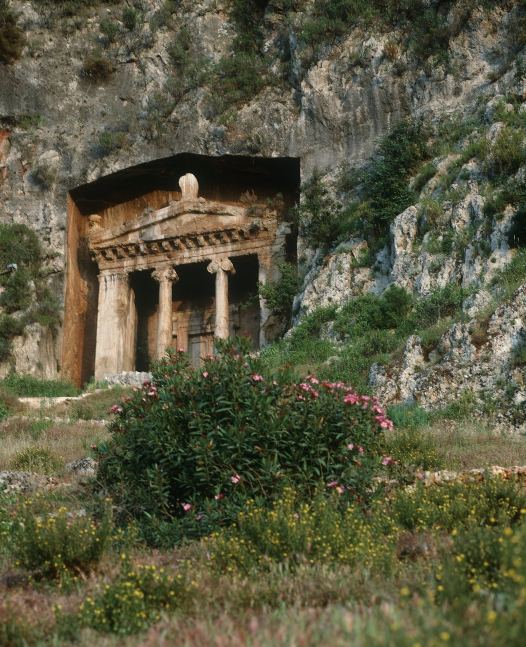 Turkki, Lycia, Fethiye (Telmessos), Amyntasin hauta, 4. vuosisadalla eKr. tekijältä William M. Timlin