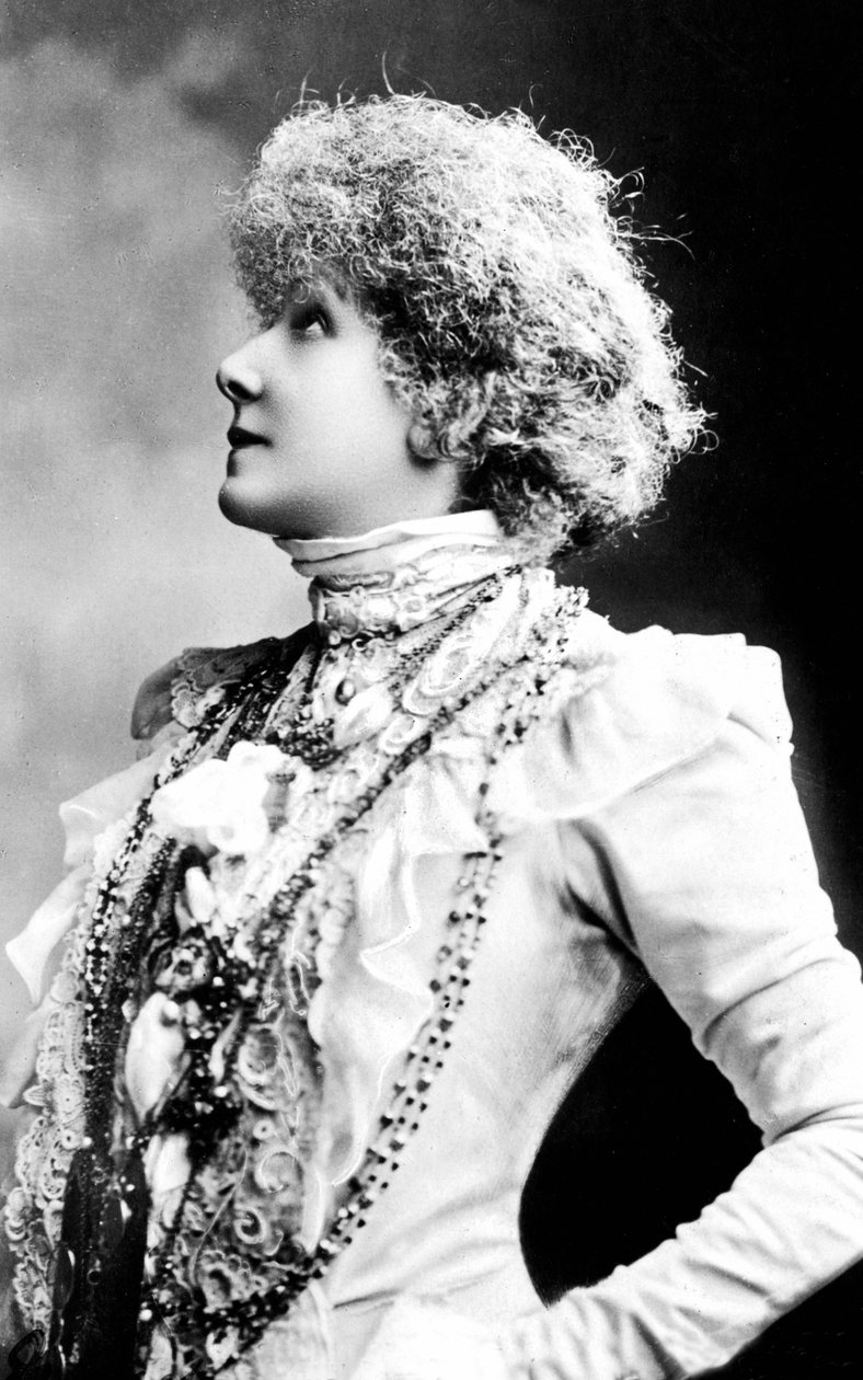 Iso-Britannia: Näyttelijä Sarah Bernhardt (22.9.1844-26.3.1923) tekijältä Unbekannt