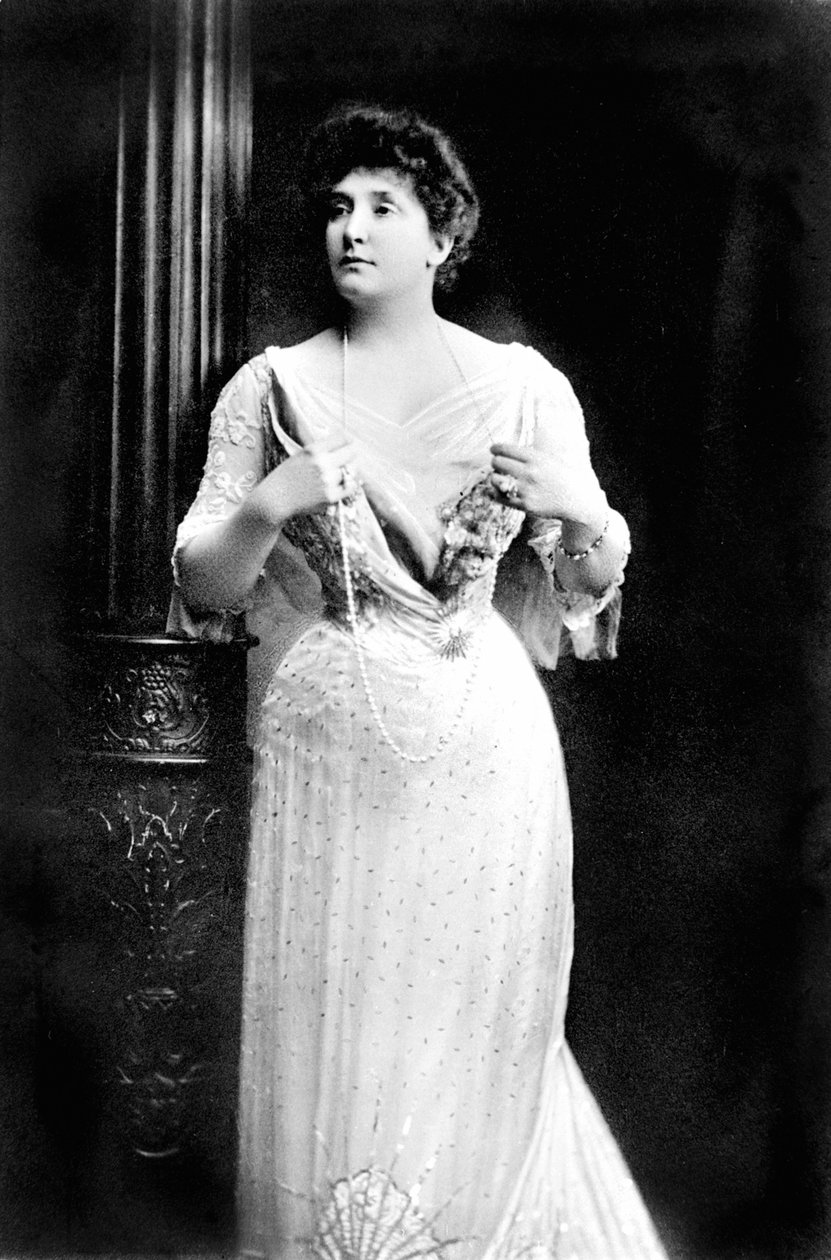 Iso-Britannia: australialainen sopraano Nellie Melba, - (oikea nimi Helen Porter) 1861-1931 tekijältä Unbekannt