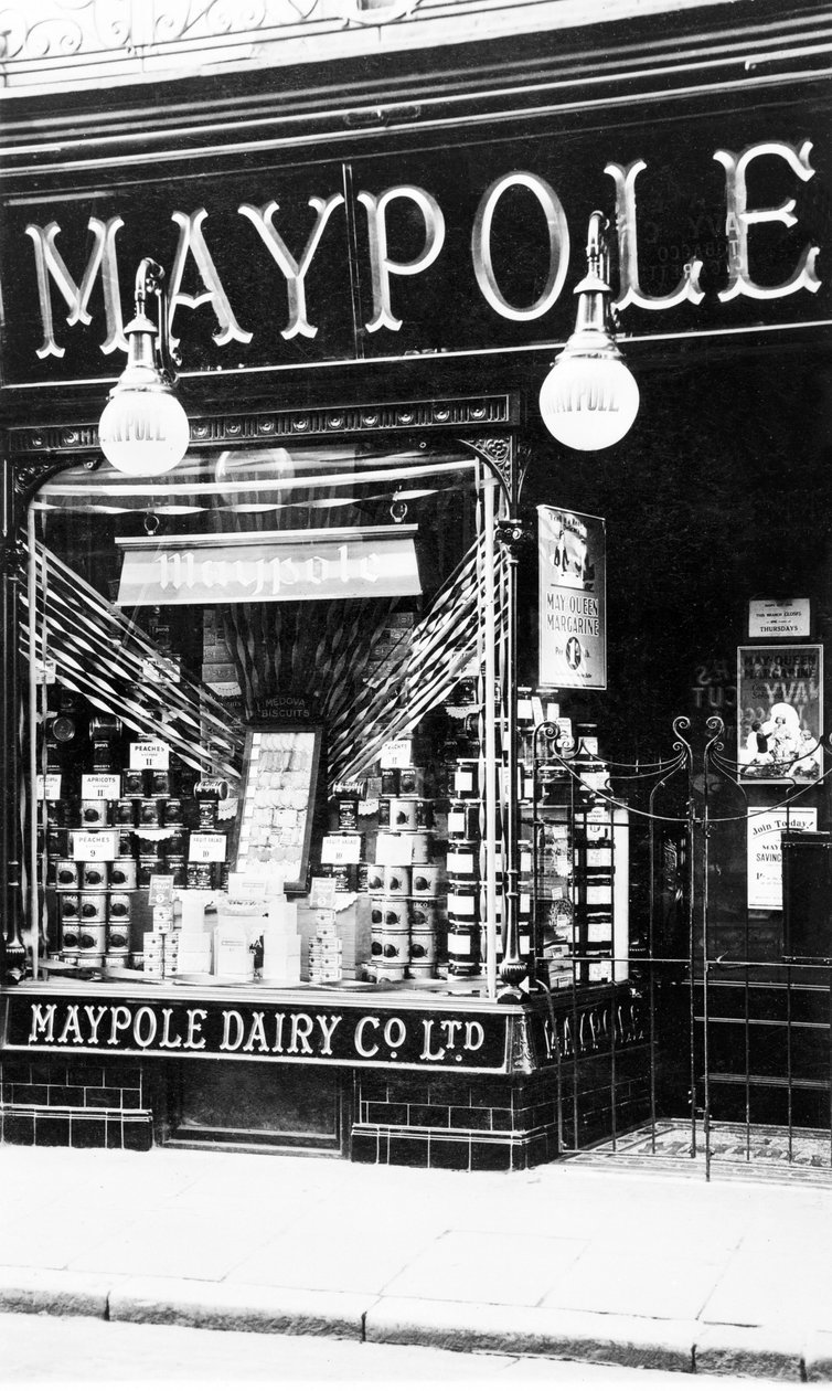 Iso-Britannia: Maypole Dairy Shop Bank Streetillä tekijältä Unbekannt