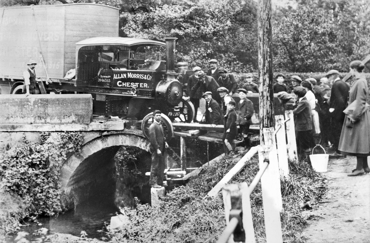 Iso-Britannia: Steam Wagon Accident, Cheshire tekijältä Unbekannt