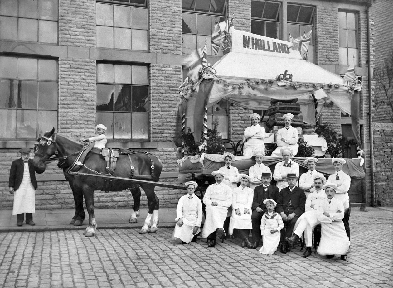 Iso-Britannia: The Hollands Pie Carnival Float. Manchester, 1910 tekijältä Unbekannt