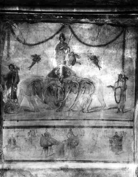 Pompejin Venus norsujen kantamassa vaunussa, Via dell