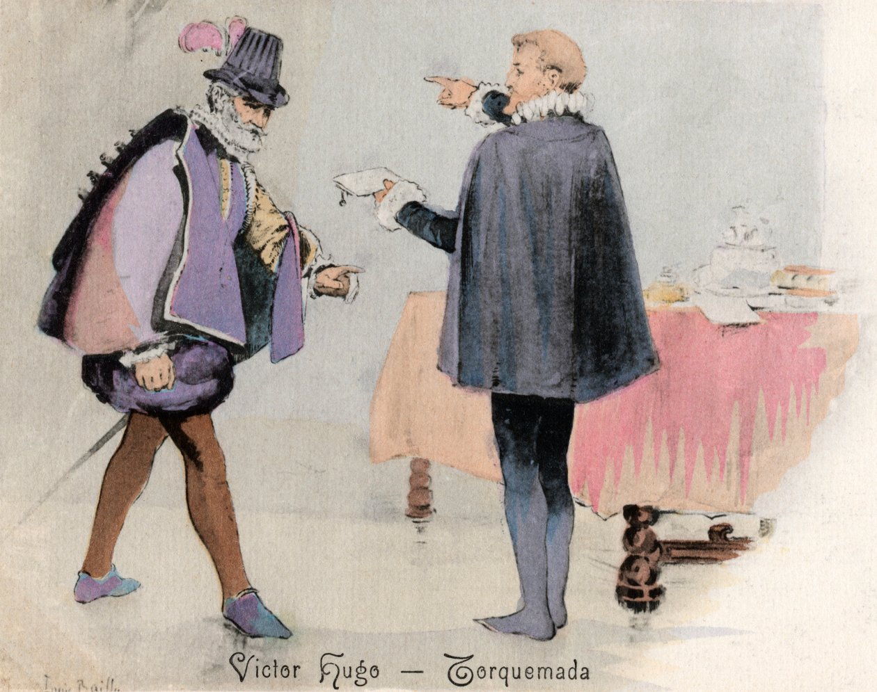 Victor Hugo - kuvitus tekijältä Unbekannter Künstler