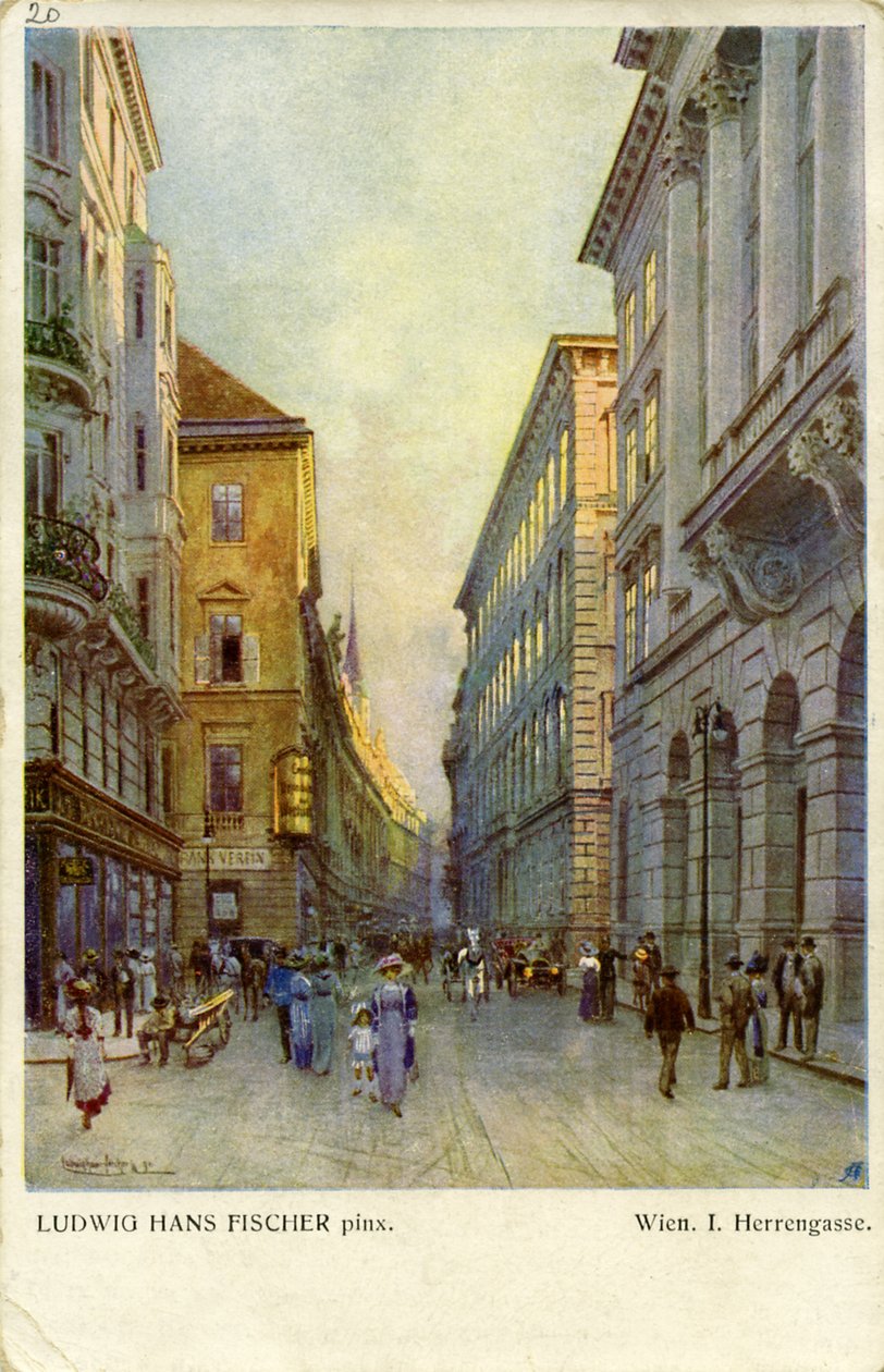 Wien, Itävalta: Herrengasse tekijältä Unbekannter Künstler