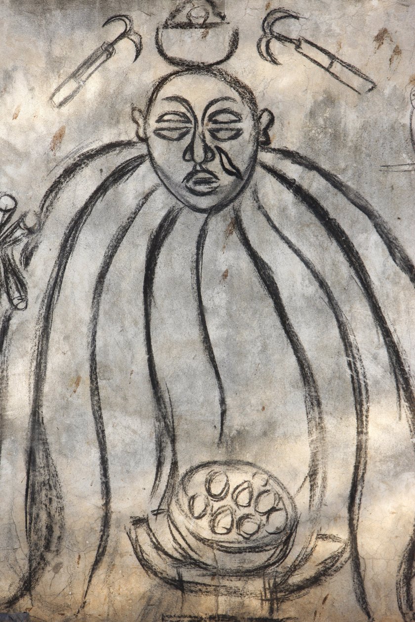 Voodoo jumalallisuus, Lome, Togo tekijältä Unbekannt
