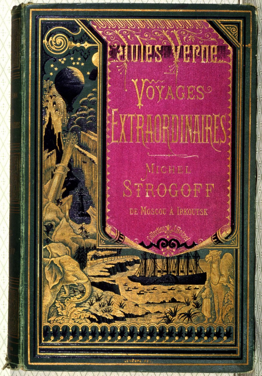 Michel Strogoffin matkat, kirjoittanut Jules Verne tekijältä Unbekannter Künstler