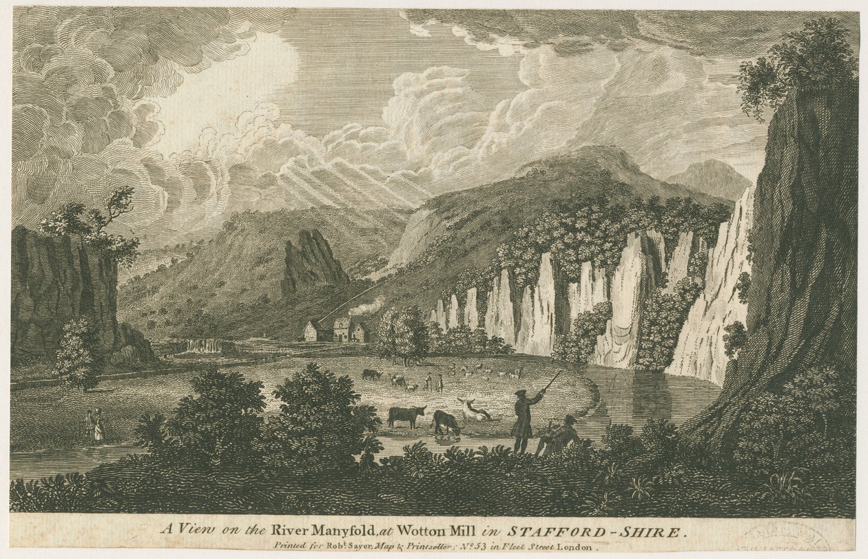 Wetton - Manifold Valley: etsaus ja [1800-luku] tekijältä Unbekannt