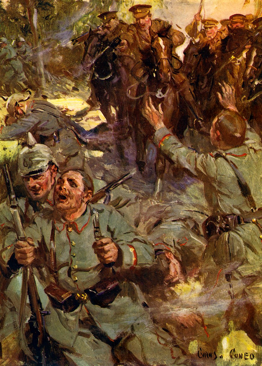 Ensimmäisen maailmansodan taistelu tekijältä Unbekannter Künstler