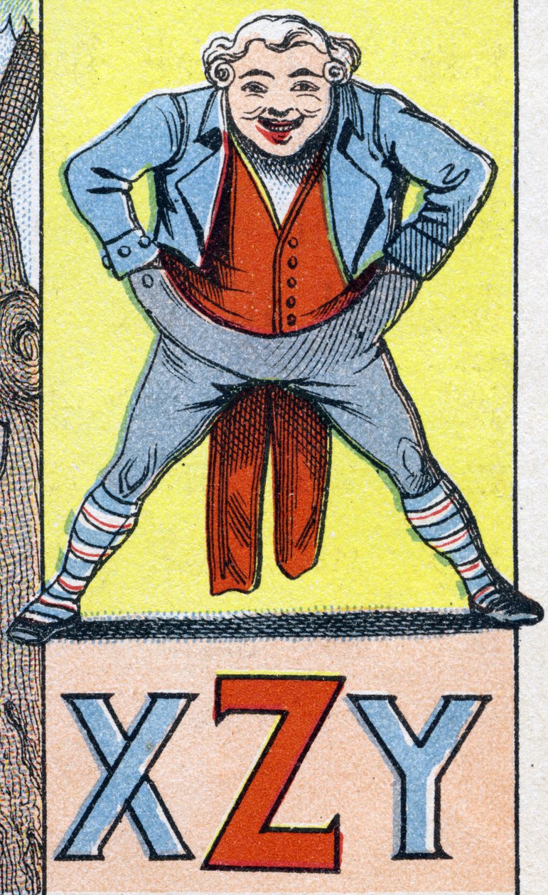 XZY kirjaimet. Kaiverrus "ABC Les Images en Alphabet". Epinaalinen kuvantaminen. Pellerin ja Cie, kirjapainokustantaja, Epinal, 1800-luvun loppu, noin 1890. 10 sivua. Mitat: 19,5 x 13,5 cm tekijältä Unbekannt