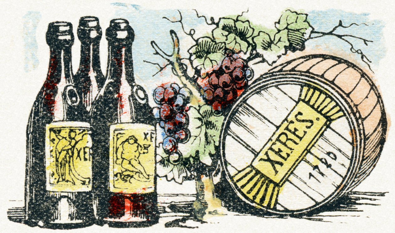 X - Xeres - Child Entertainment Alphabet n. 1890 (litografia) tekijältä Unbekannt