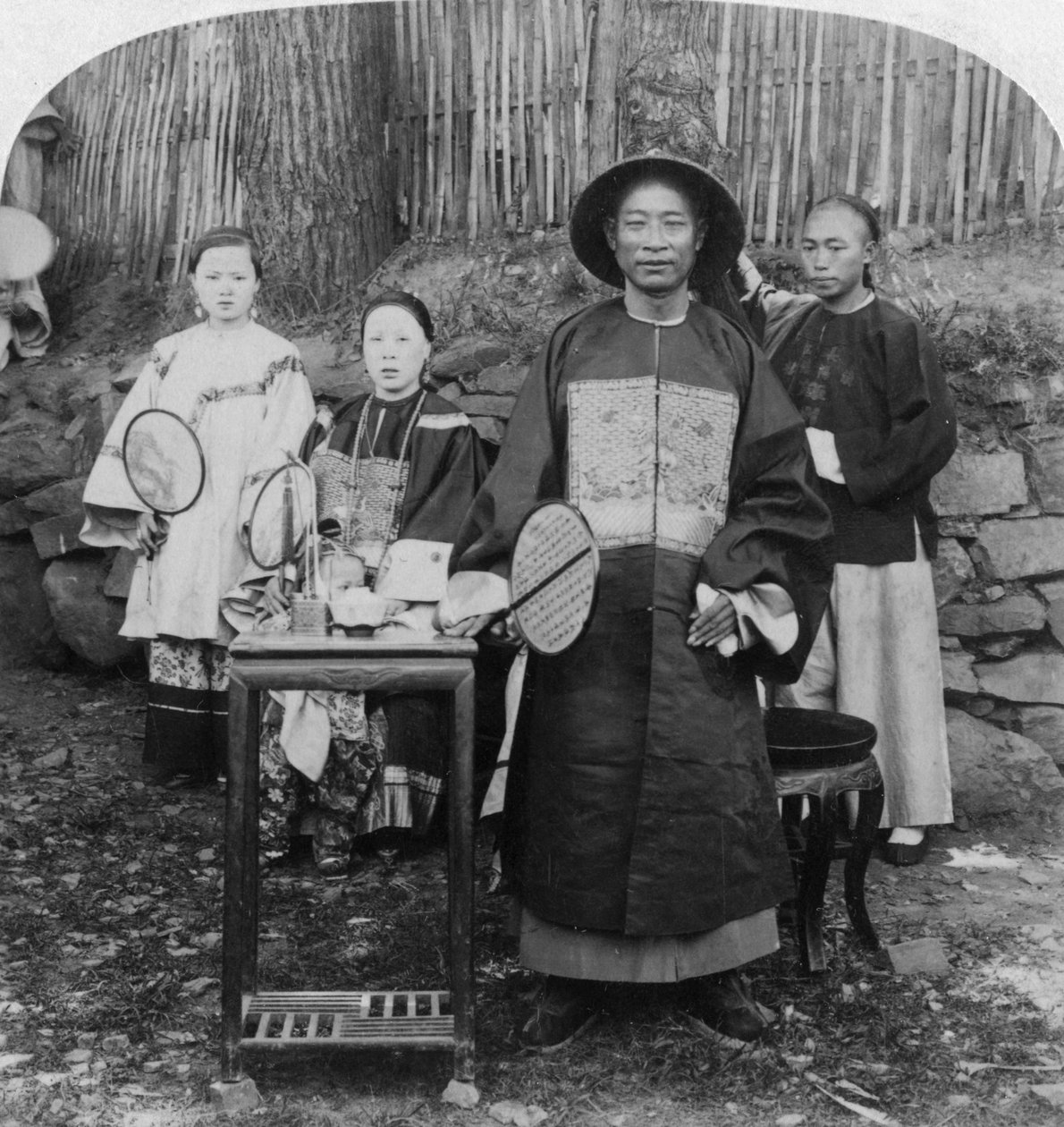 Nerokas sisä-Kiinan virkamies, laivaston mandariini, Kinkow Jingzhou, Kiina, 1900 tekijältä Underwood and Underwood