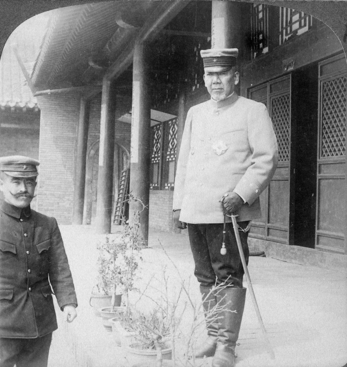 Kenttämarsalkka Marquis Wama Yao, japanilainen sotilas, Mukden, Manchuria, 1906 tekijältä Underwood and Underwood