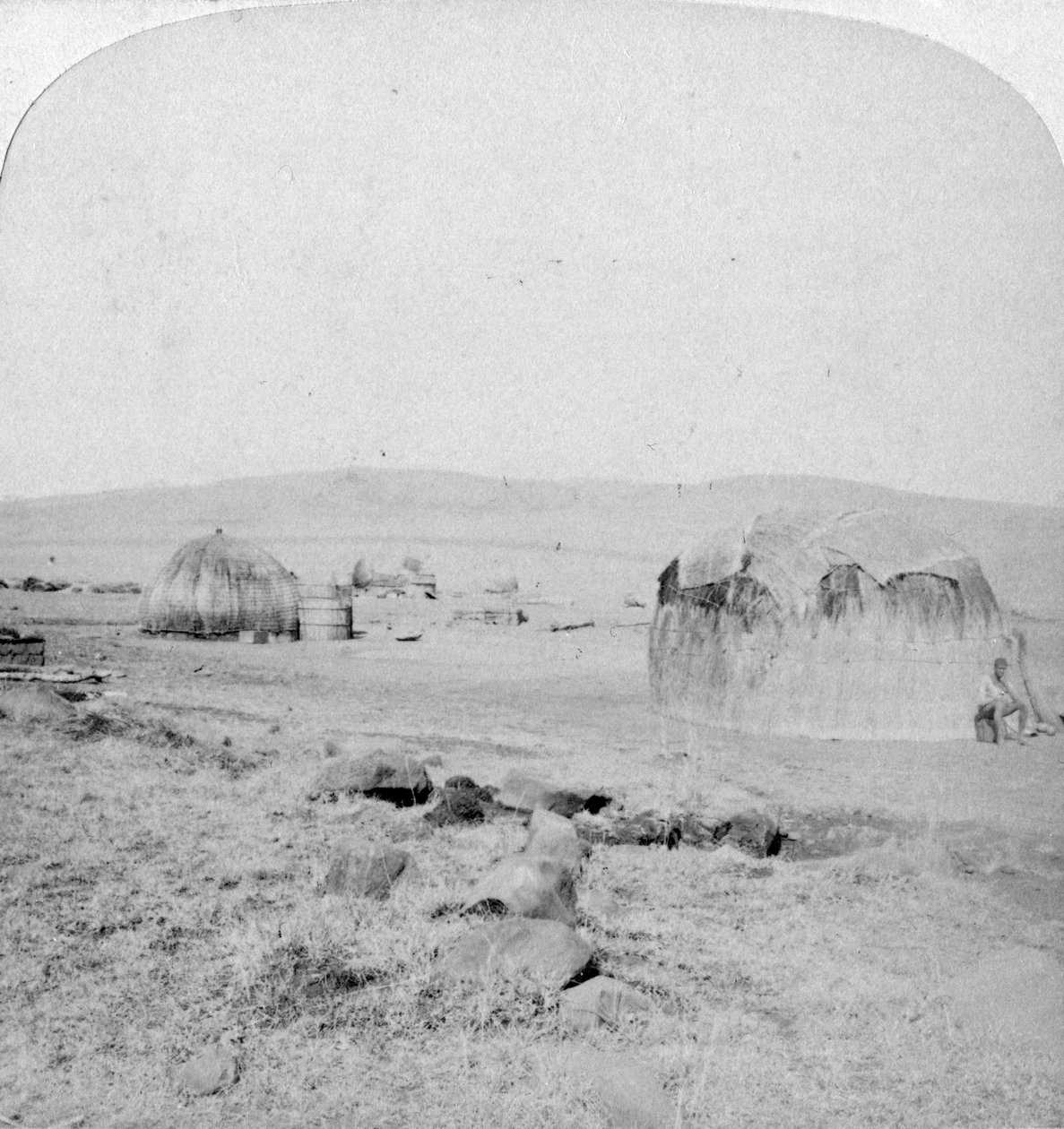 Krantz Kloof, Natal, Etelä-Afrikka, toinen buurisota, 1901 tekijältä Underwood and Underwood