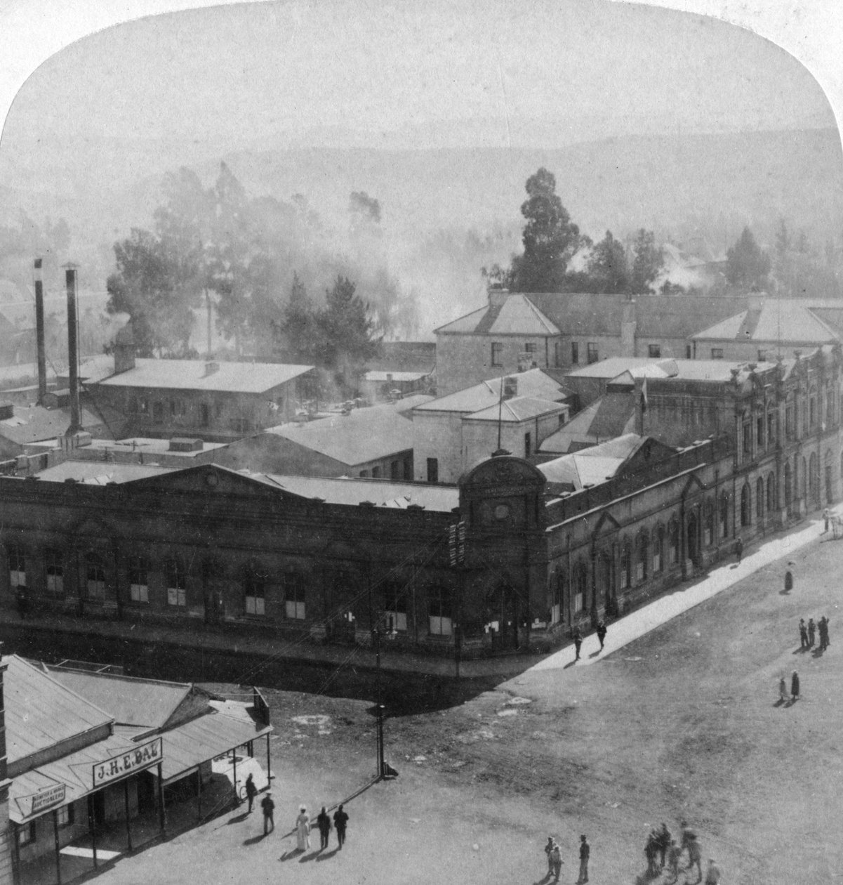 Katse luoteeseen Daspoort Range -alueelle, Pretoria, Etelä-Afrikka, 1901. tekijältä Underwood and Underwood