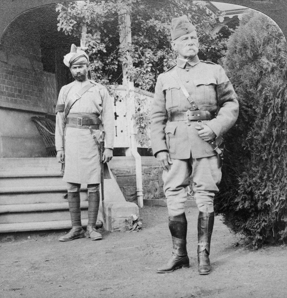 Lord Roberts, Britannian armeijan komentaja, Etelä-Afrikka, buurisota, 1900-1901. tekijältä Underwood and Underwood