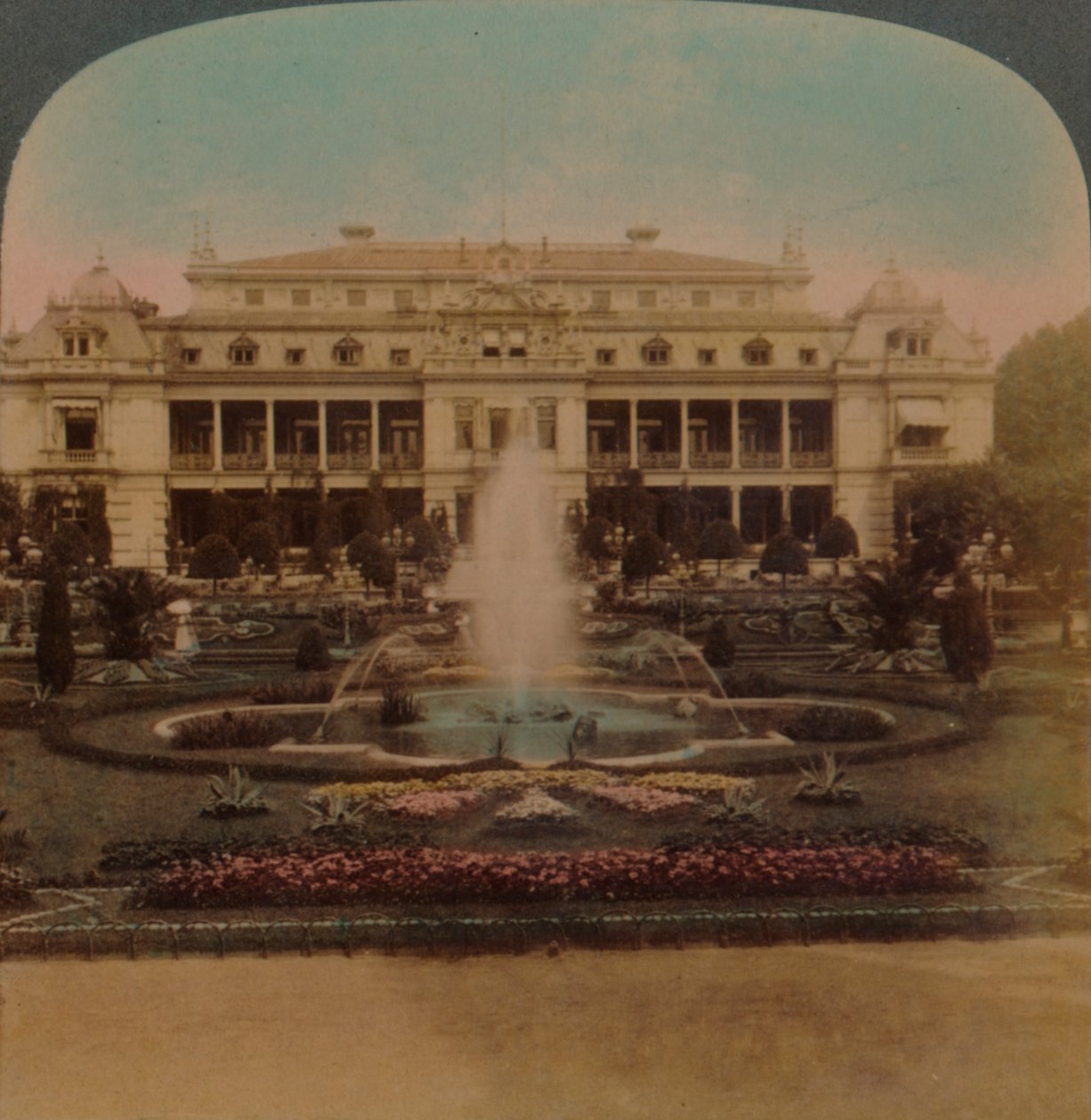 Palm Gardens, Frankfort, Saksa, 1894. Taiteilijat: Elmer Underwood, Bert Elias Underwood. tekijältä Underwood and Underwood