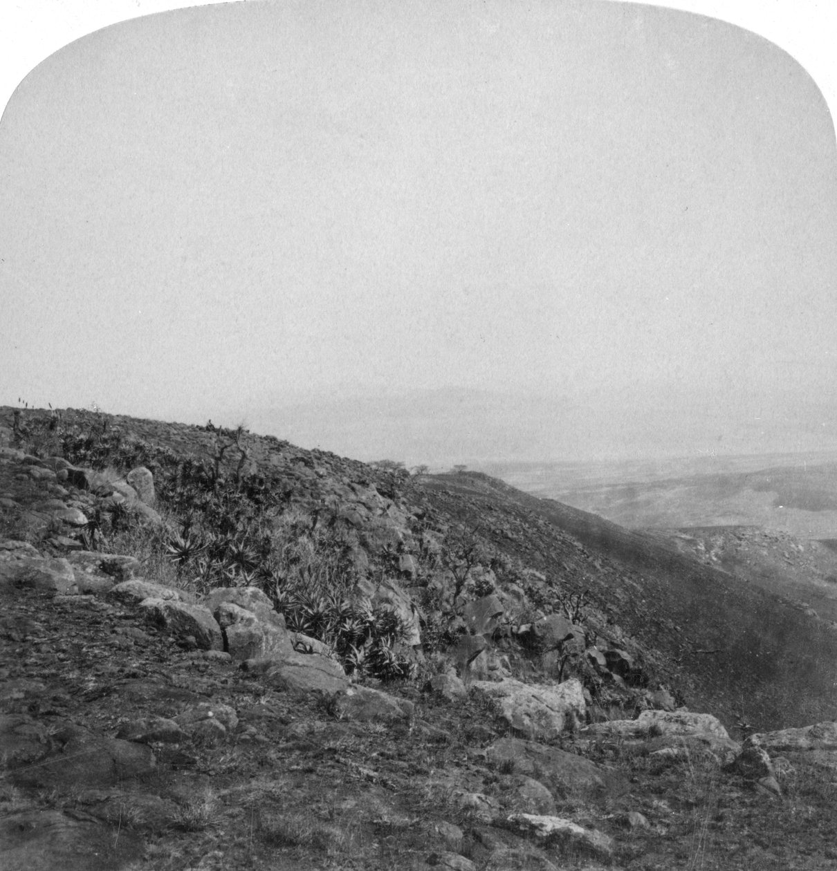 Spion Kopin etelärinne, Etelä-Afrikka, Buurien sota, 1901. tekijältä Underwood and Underwood