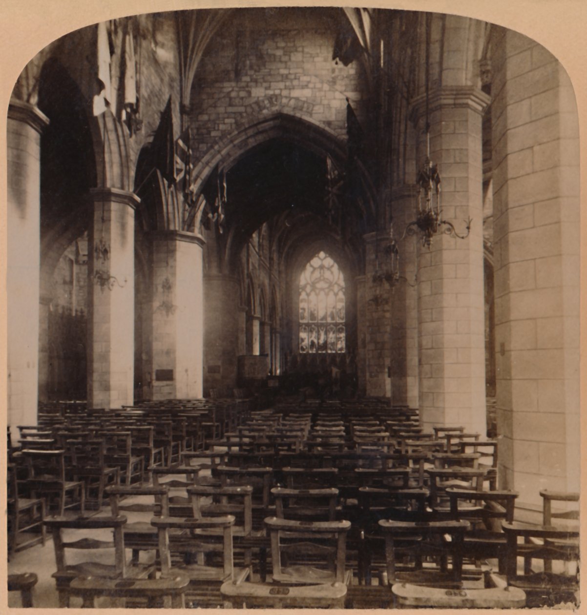St. Gilesin katedraali, Edinburgh, Skotlanti, 1896. tekijältä Underwood and Underwood