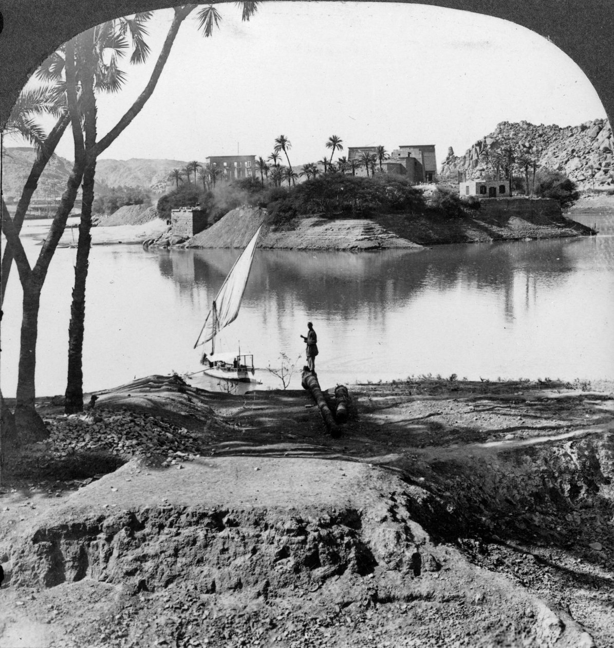 Philaen saari, Egypti, 1905. tekijältä Underwood and Underwood